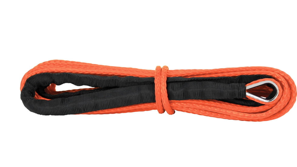 Extreme Max The DevilS Hair Synthetic ATV / UTV Winch Rope, Orange, 5600.3203