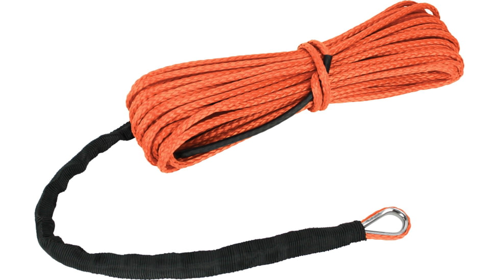 Extreme Max The DevilS Hair Synthetic ATV / UTV Winch Rope, Orange, 5600.3203