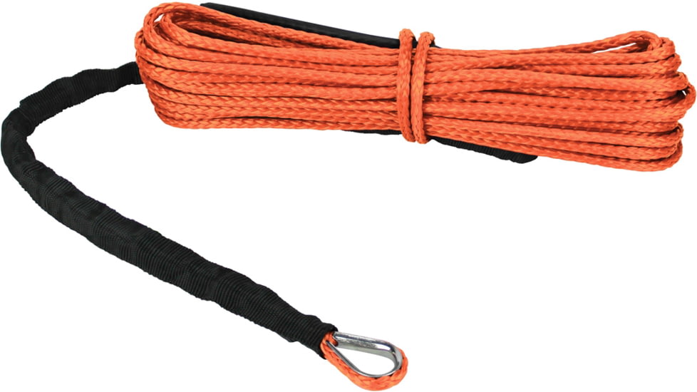 Extreme Max The DevilS Hair Synthetic ATV / UTV Winch Rope, Orange, 5600.3203