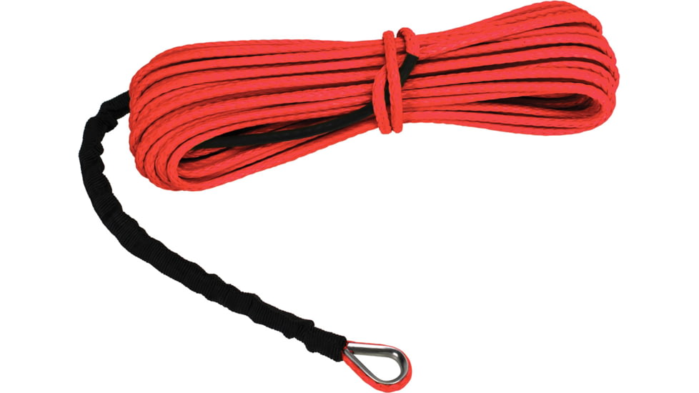 Extreme Max The DevilS Hair Synthetic ATV / UTV Winch Rope, Red, 5600.3206