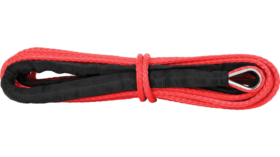 Extreme Max The DevilS Hair Synthetic ATV / UTV Winch Rope, Red, 5600.3206