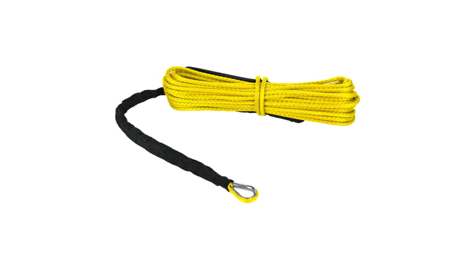 Extreme Max The DevilS Hair Synthetic ATV / UTV Winch Rope, Yellow, 5600.32