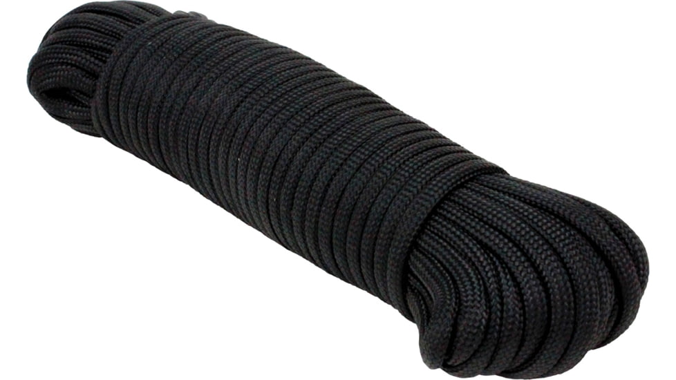 Extreme Max Type III 550 Paracord Commercial Grade - 5/32in x 250, Black, 5/32in x 250ft, 3008.0459