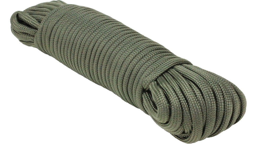 Extreme Max Type III 550 Paracord Commercial Grade - 5/32in x 250, OD Green, 5/32in x 250ft, 3008.0484