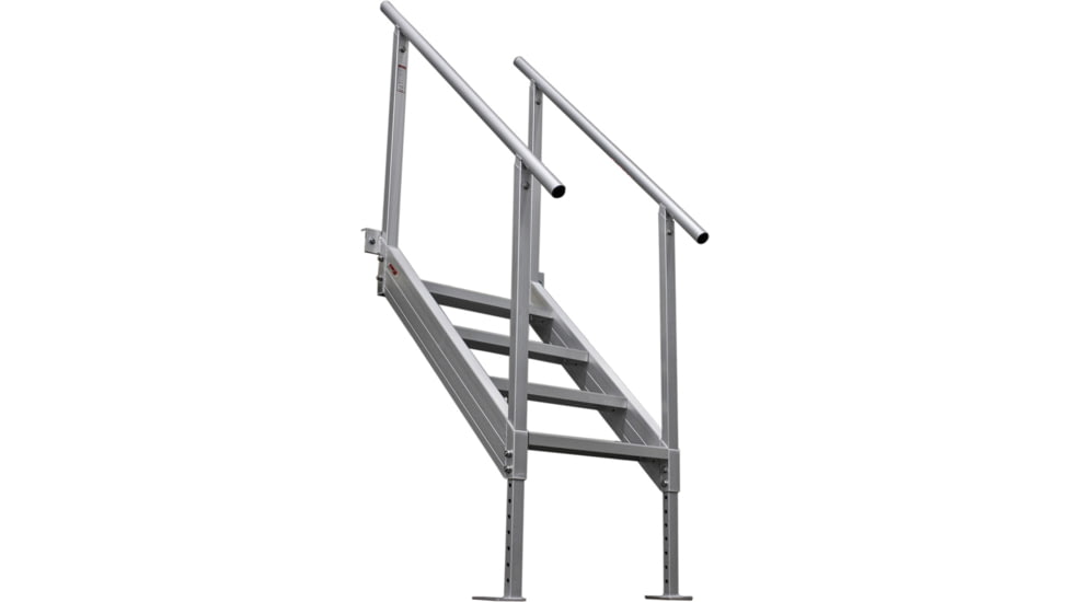 Extreme Max Universal Mount Aluminum Dock Stair 4 Step, 3005.3843