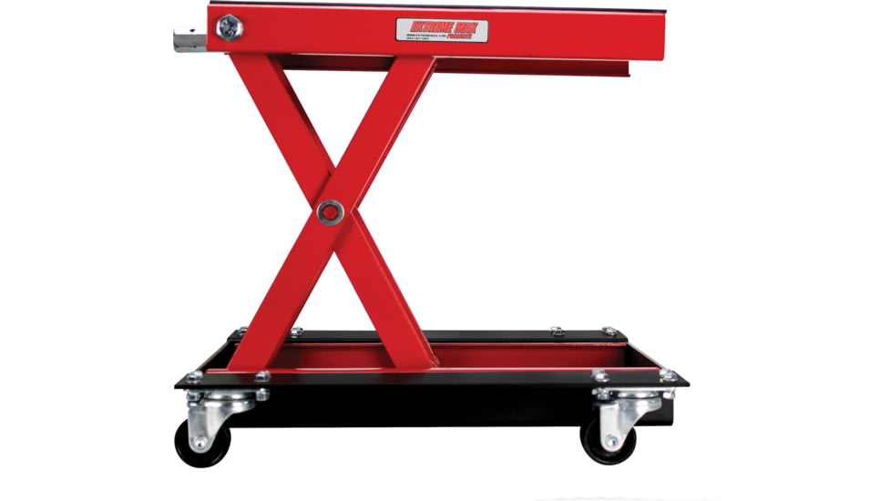 Extreme Max Wide Motorcycle Scissor Jack w/ Dolly 1100 Lbs., 5001.5059