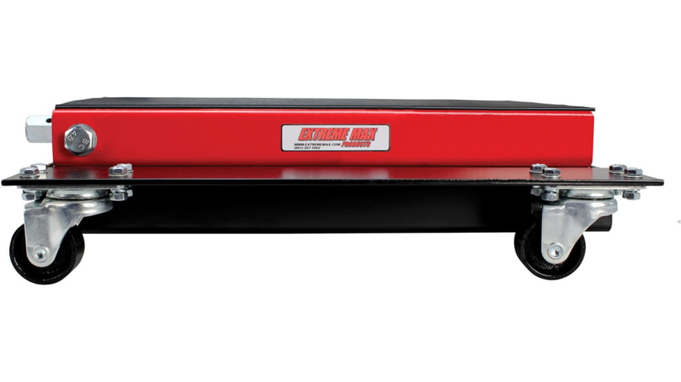 Extreme Max Wide Motorcycle Scissor Jack w/ Dolly 1100 Lbs., 5001.5059