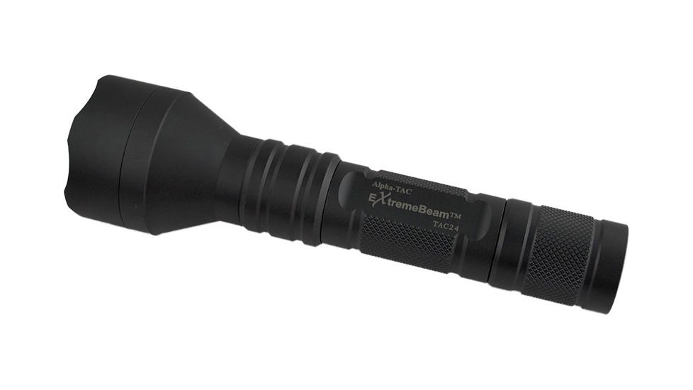 ExtremeBeam TAC 24 S.W.A.T. 340 Lumens Black Flashlight w/ Momentary Tactical Switch EB-AA-B11