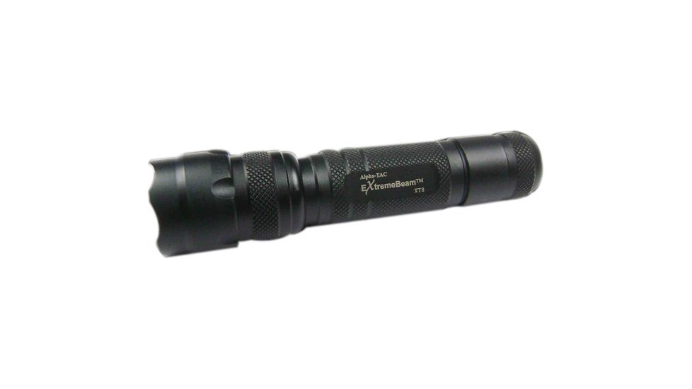 ExtremeBeam XT8 Flashlight w/ XP-G Bulb/1 Mode, Silver EB-AB-E09