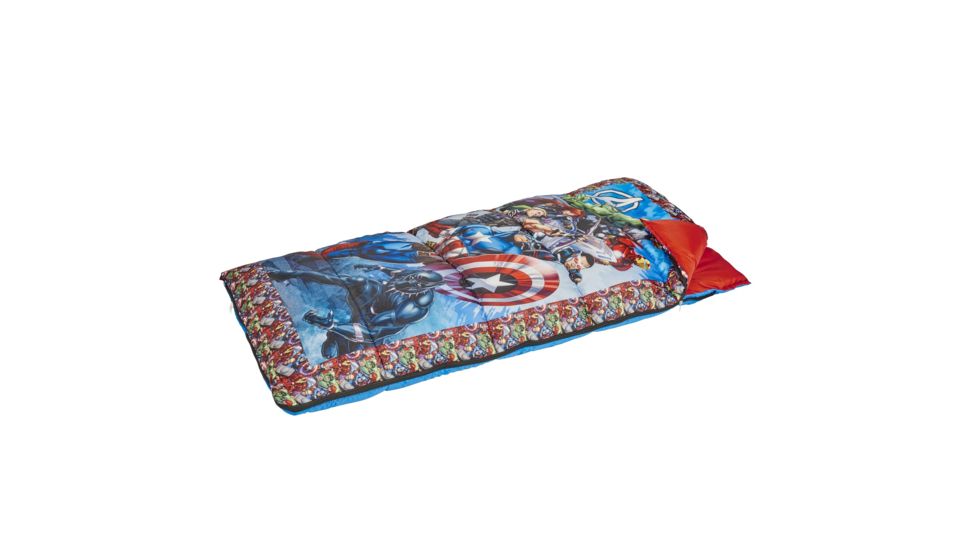 Exxel Outdoors Avengers Sleeping Bag, Multi, 28 in X 56 in, M-2171AVG8A