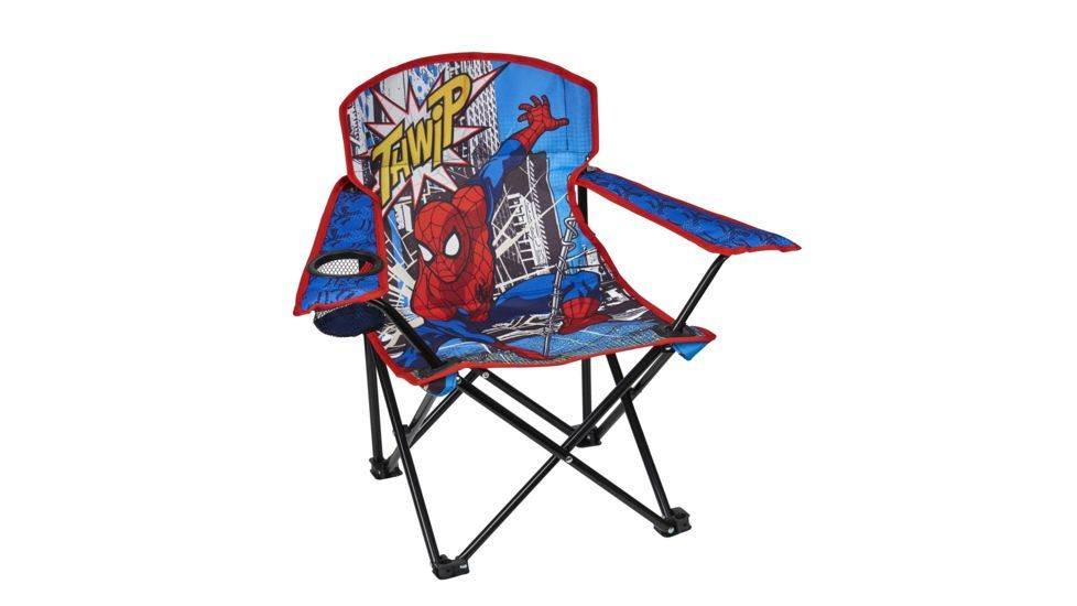 Exxel Outdoors Marvel Spiderman Armchair, Blue/Red, 13 X 23 X 12 in, MKC-10120SPD
