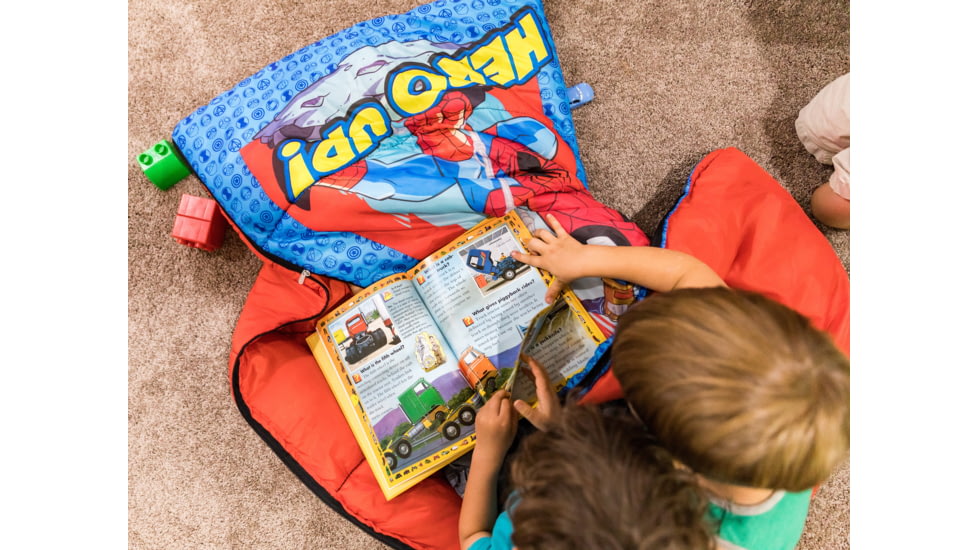 Exxel Outdoors Marvel Superhero Adventures Sleeping Bag, Multicolor, 28x56in, M-2171SHA9A