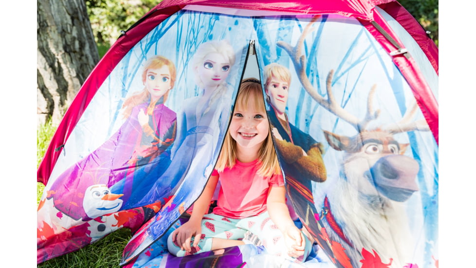 Exxel Outdoors No Floor Dome Tent, Disney Frozen II Graphics, 4x3x36in, D-T0403FRZ9A