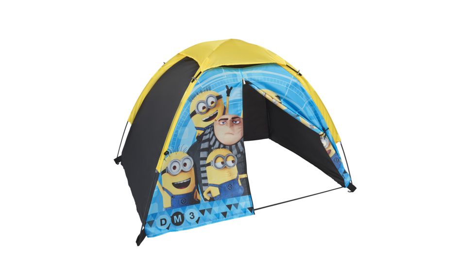 Exxel Outdoors Universal Despicable Me 3 4-Pc Fun Camp Kit, Blue/Yellow/Black U-4SLGDM37A