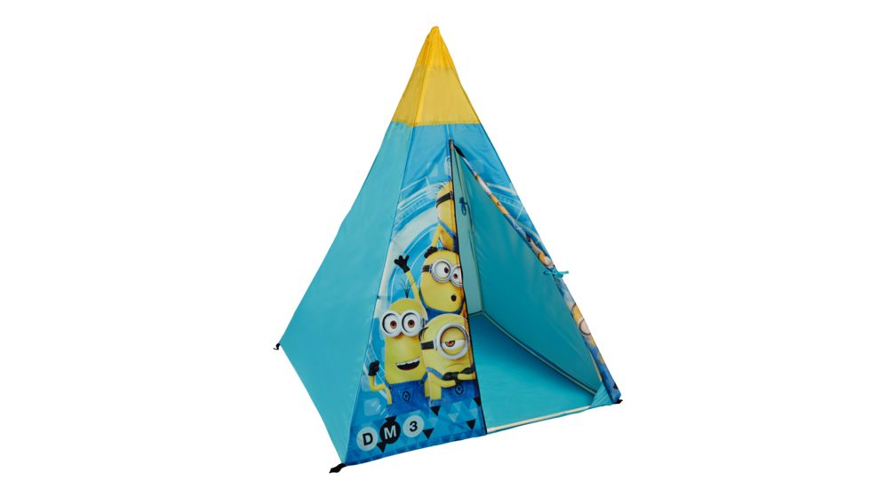 Exxel Outdoors Universal Despicable Me 3 Tee Pee Tent, Blue/Yellow U-TEPEEDM37A