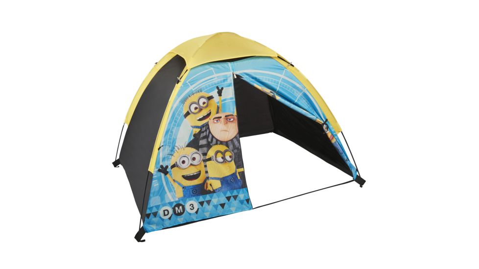 Exxel Outdoors Universal Despicable Me 3 Tent with No Floor, Blue/Yellow/Black U-T0403DM37A