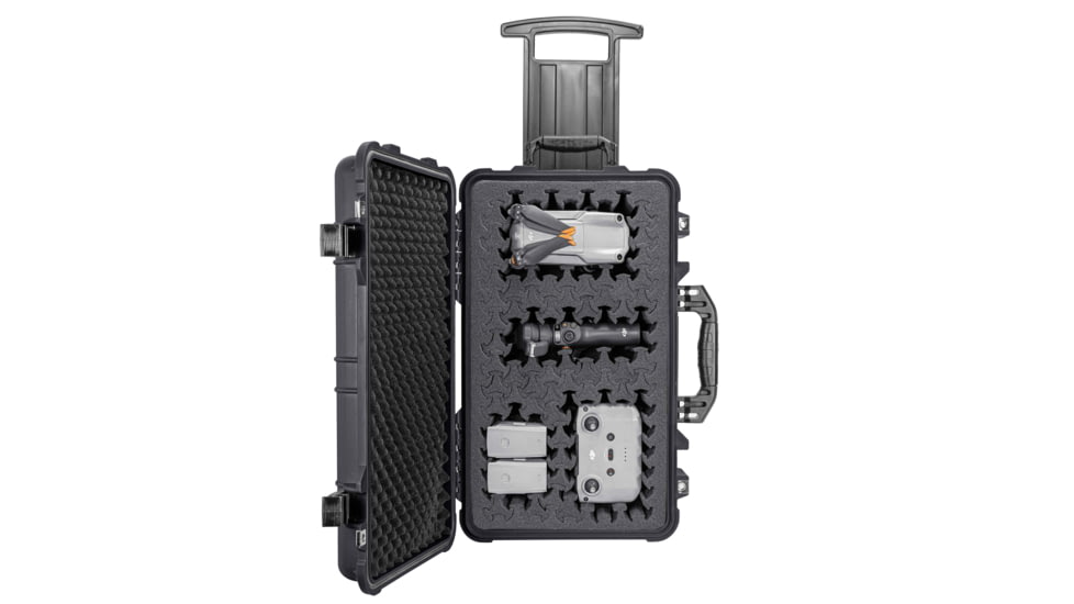 Eylar 22in Carry-On Roller Hard Case Equipped w/Ragar XP Crosslinked Foam Insert, Black, SA00034-BLK-RG-XP