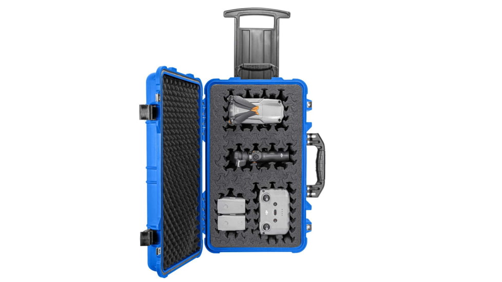 Eylar 22in Carry-On Roller Hard Case Equipped w/Ragar XP Crosslinked Foam Insert, Blue, SA00034-BLU-RG-XP