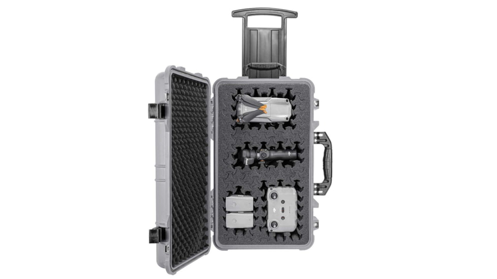 Eylar 22in Carry-On Roller Hard Case Equipped w/Ragar XP Crosslinked Foam Insert, Gray, SA00034-GRA-RG-XP