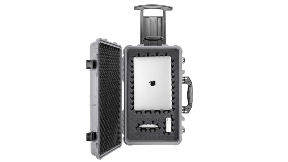 Eylar 22in Carry-On Roller Hard Case Equipped w/Ragar XP Crosslinked Foam Insert, Gray, SA00034-GRA-RG-XP