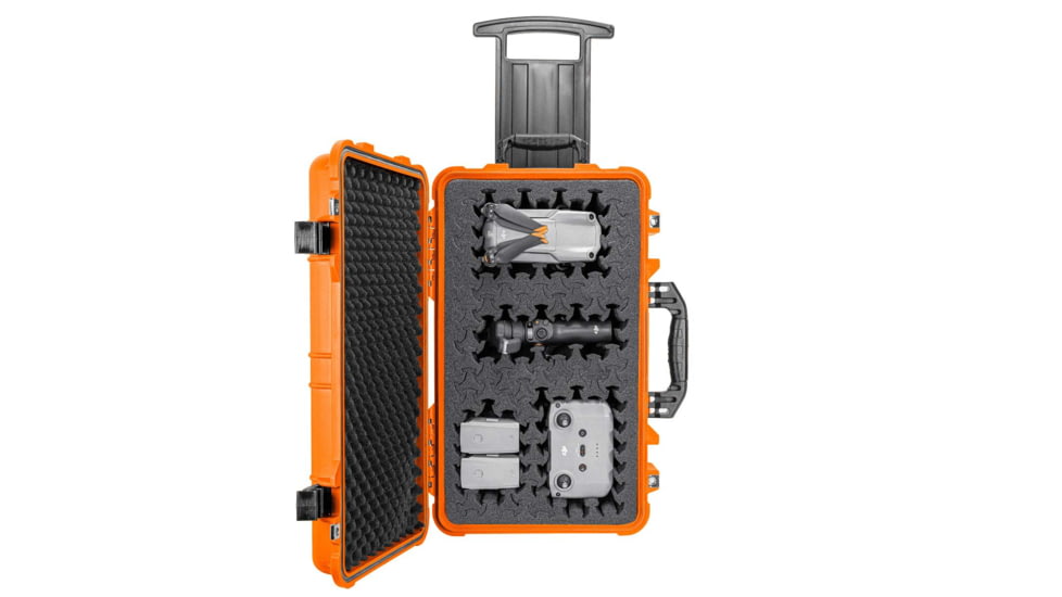 Eylar 22in Carry-On Roller Hard Case Equipped w/Ragar XP Crosslinked Foam Insert, Orange, SA00034-ORG-RG-XP
