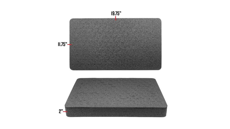 Eylar 22in Carry-On Roller Hard Case Equipped w/Ragar XP Crosslinked Foam Insert, Red, SA00034-RED-RG-XP