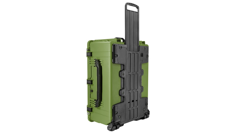 Eylar 2XL 31.5in Waterproof Protective Gear Roller Case w/Foam, Green, SA00007-GRN