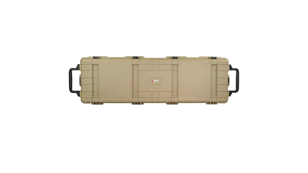 Eylar 3XL 57in Waterproof Heavy Transport Stacker Roller Rifle Hard Case w/Foam, Tan, SA00027-TAN