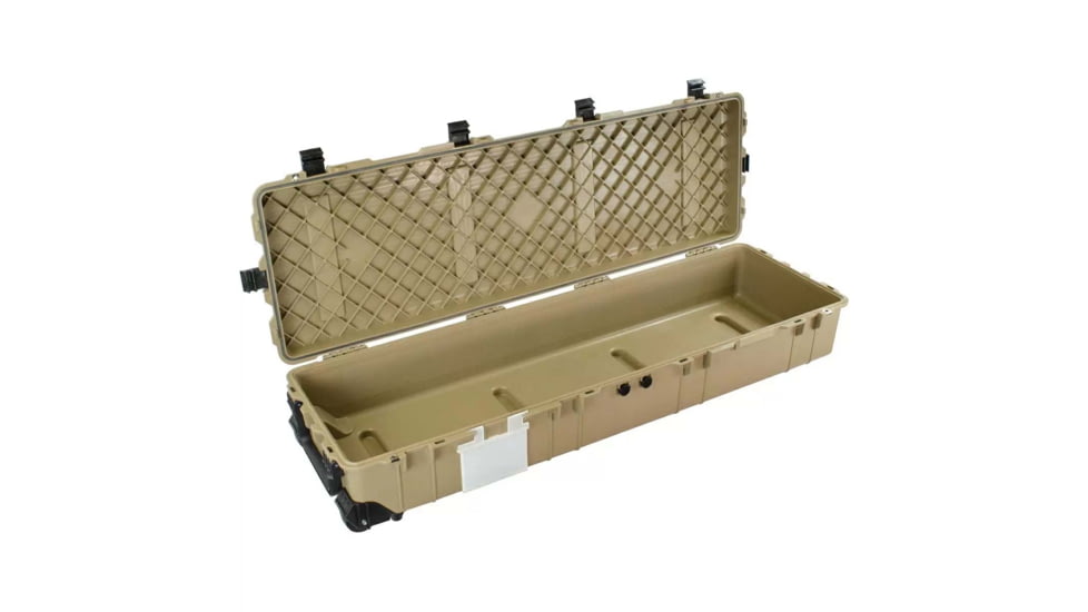 Eylar 3XL 57in Waterproof Heavy Transport Stacker Roller Rifle Hard Case w/Foam, Tan, SA00027-TAN
