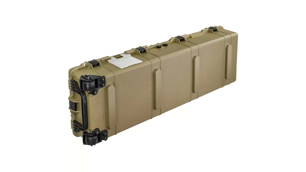Eylar 3XL 57in Waterproof Heavy Transport Stacker Roller Rifle Hard Case w/Foam, Tan, SA00027-TAN