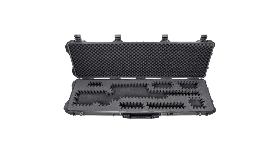 Eylar 53in Hard Rifle Case Equipped w/Ragar XP Crosslinked Foam Insert, Black, SA00015-BLK-RG-XP