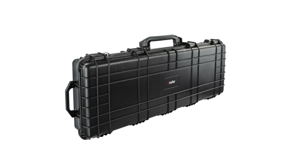 Eylar Small 38in Waterproof Roller Hard Rifle Case w/Foam, Black, SA00013