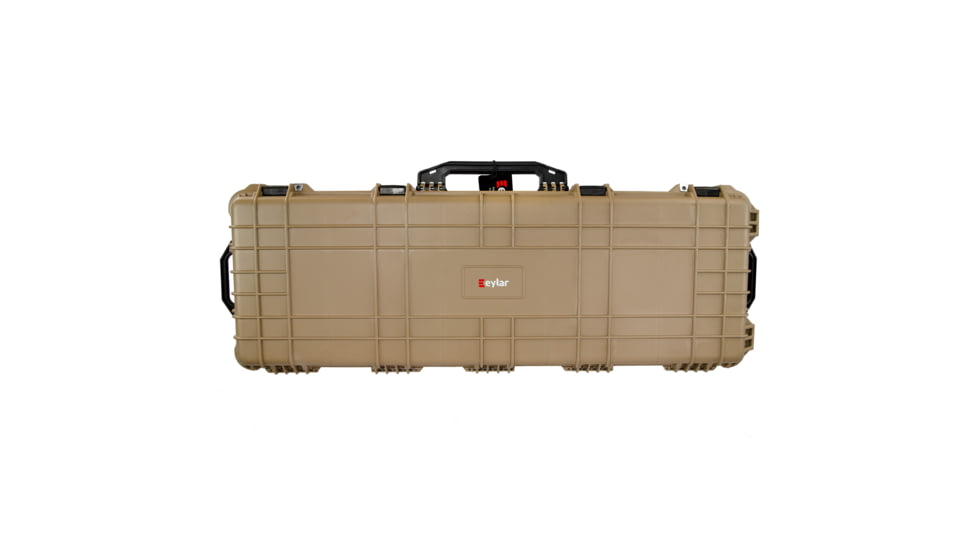 Eylar Small 38in Waterproof Roller Hard Rifle Case w/Foam, Tan, SA00013-TAN