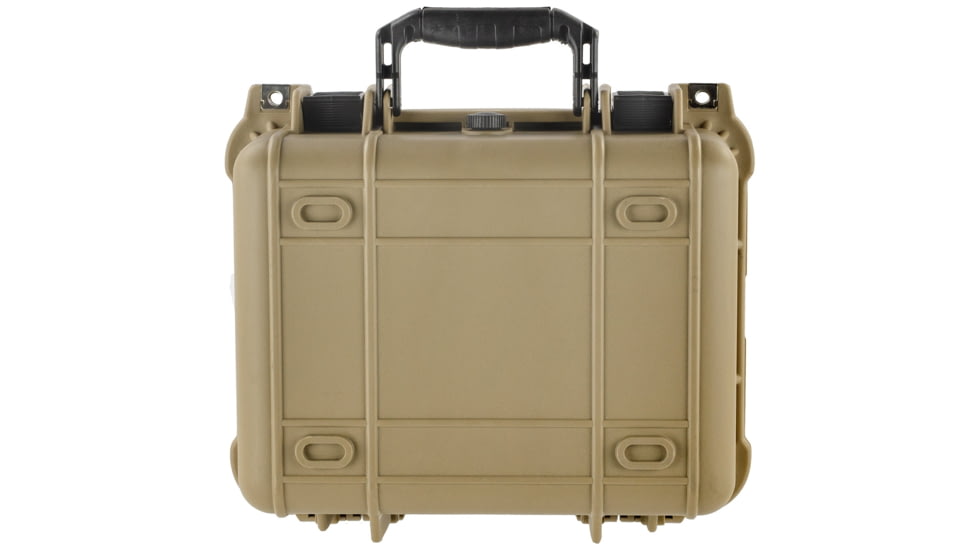 Eylar Compact 13.37in Protective Gear Case Water and Shock Resistant w/ Foam, Tan, SA00001-tan
