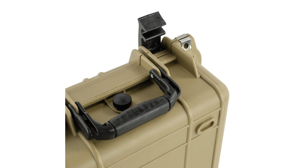 Eylar Compact 13.37in Protective Gear Case Water and Shock Resistant w/ Foam, Tan, SA00001-tan