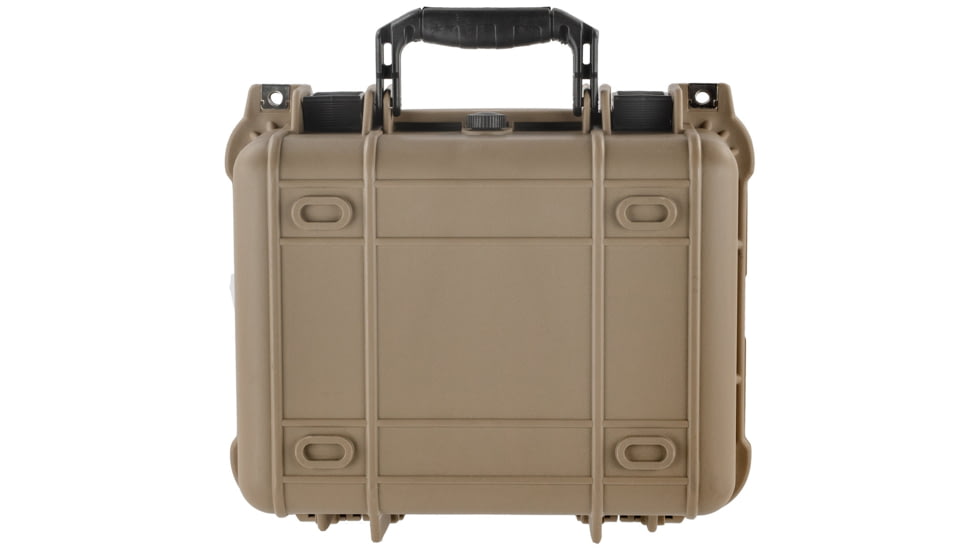 Eylar Compact 13.37in Protective Gear Case Water and Shock Resistant w/ Foam, Tan, SA00001-tan