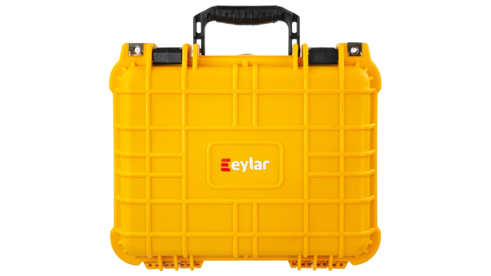 Eylar Compact 13.37in Waterproof Gear/Multi Gun Case Hard Case w/Foam, Yellow, SA00001-YLW