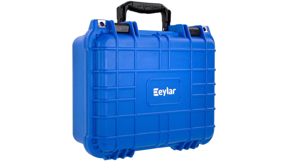 Eylar Compact 13.37in Waterproof Gear/Multi Gun Case Hard Case w/Foam, Blue, SA00001-BLU