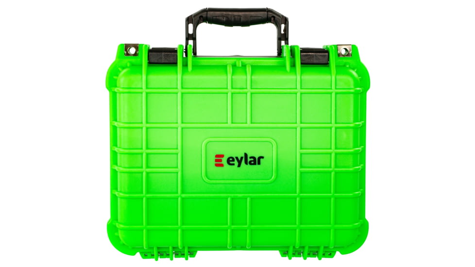 Eylar Compact 13.37in Protective Gear Case Waterproof &amp; Shock Proof w/ Foam By Eylar, Neon Green, SA00001-NGrn
