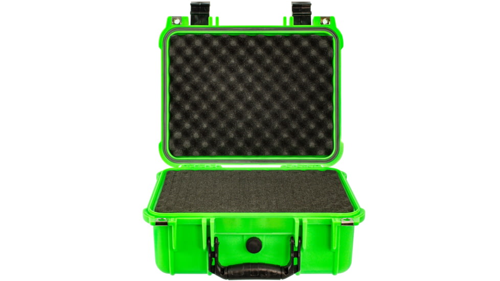 Eylar Compact 13.37in Protective Gear Case Waterproof &amp; Shock Proof w/ Foam By Eylar, Neon Green, SA00001-NGrn
