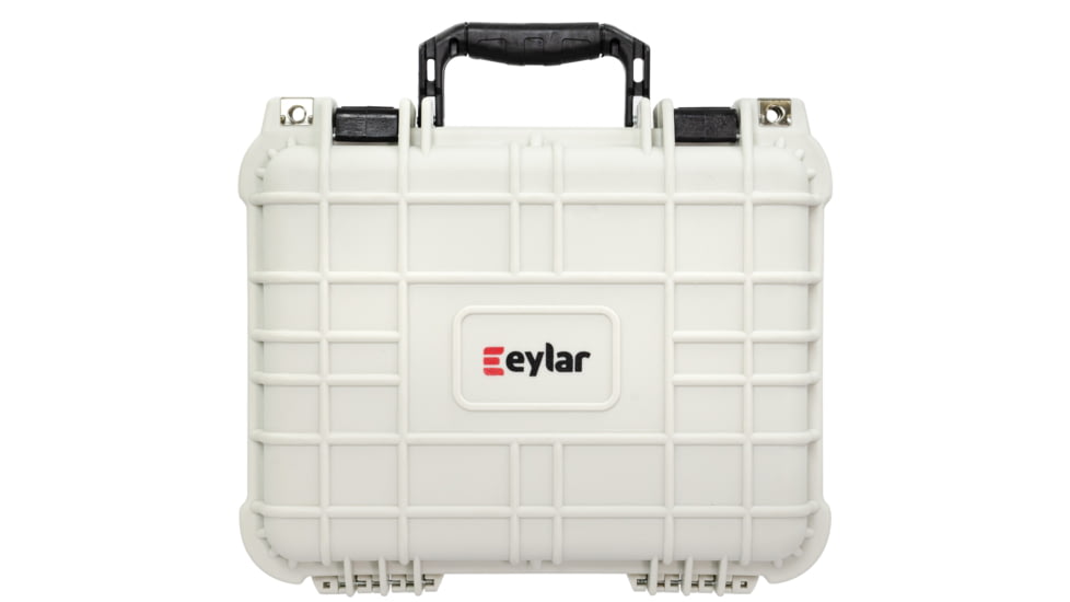 Eylar Compact 13.37in Protective Gear Case Waterproof &amp; Shock Proof w/ Foam By Eylar, White, SA00001-Whi