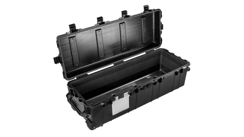 Eylar Extra Large 44in Waterproof Deep Heavy Transport Stacker Roller Rifle Hard Case w/Foam, Black, SA00028