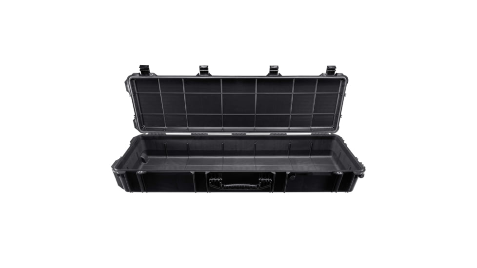Eylar Extra Large Deep 53in Waterproof Roller Hard Rifle Case w/Foam, Black, SA00069