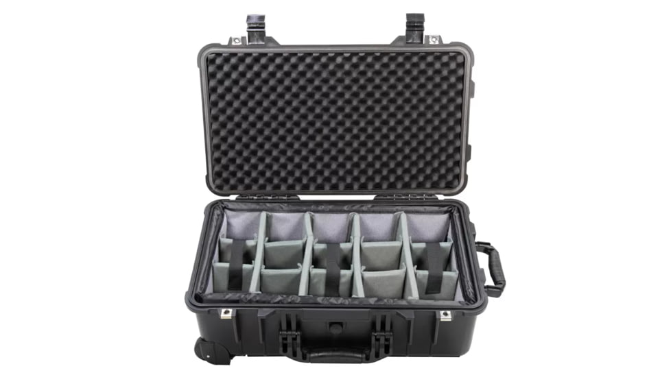 Eylar Eylar 22 in Hard Rolling Carry-On Camera Case with Adjustable Padded Divider