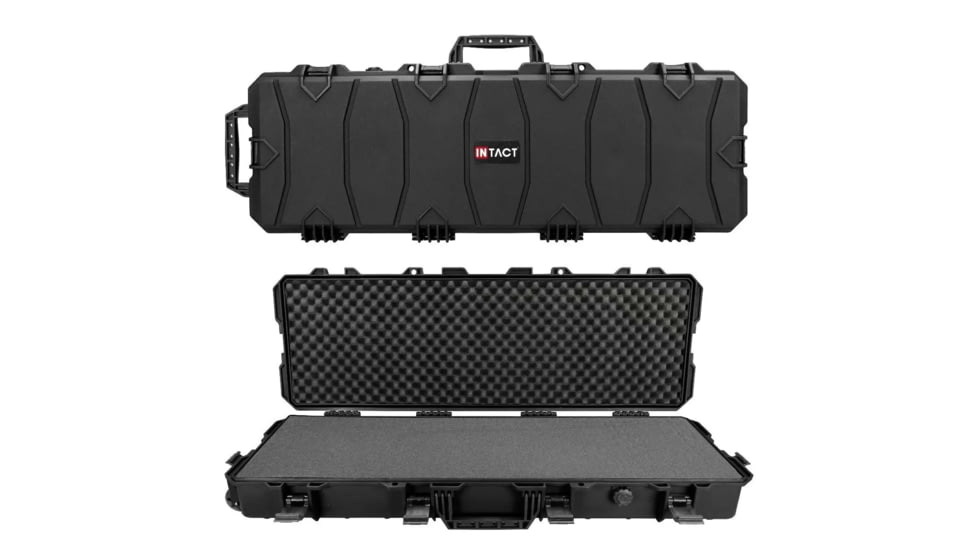 Eylar Intact 39in Stacker Series Hard Roller Rifle Case w/Foam, Black, NG00003-BLK