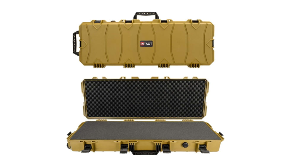 Eylar Intact 39in Stacker Series Hard Roller Rifle Case w/Foam, Brown, NG00003-BRN