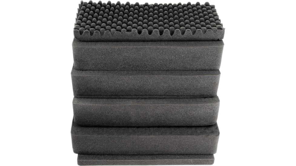 Eylar Large 19.7in Waterproof Tall Roller Protective Equipment Hard Case w/Foam, Black, SA00036