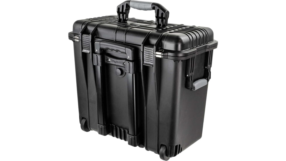 Eylar Large 19.7in Waterproof Tall Roller Protective Equipment Hard Case w/Foam, Black, SA00036