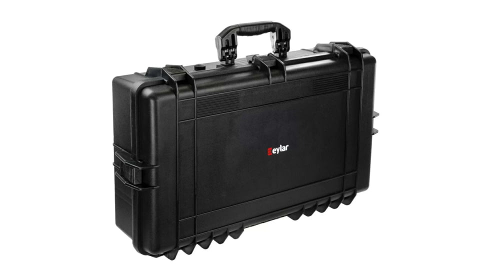 Eylar Large 28.84in Waterproof Wide Protective Equipment Hard Case w/Foam, Black, SA00040