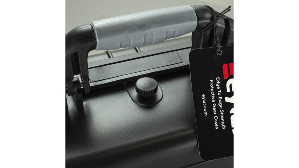 Eylar Medium 24in Protective Roller Case Water and Shock Resistant w/ Foam, Black, SA00009